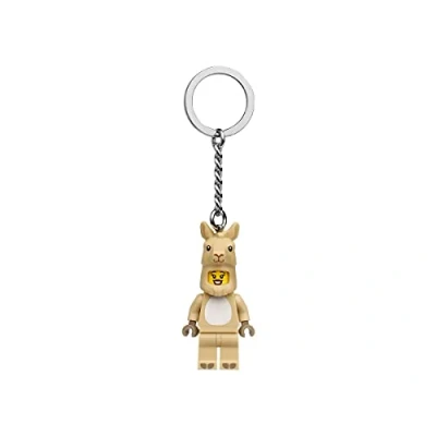 Image of LEGO City Llama Girl Minifigure Keyring 854081