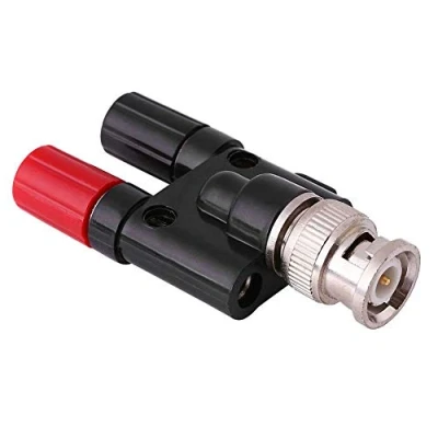 Image of Walfront Professional HT311 BNC to 4 mm Banana Plug Adapter for Oscilloscope