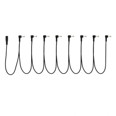 Image of kenable DC Power Daisy Chain Cable 9V Guitar Pedal Splitter 5.5 x 2.1mm Connectors 2/3/4/5/6/8 Way (8 Way)