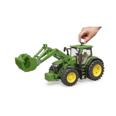 Image of Bruder John Deere 7R 350 with fronloader Toys