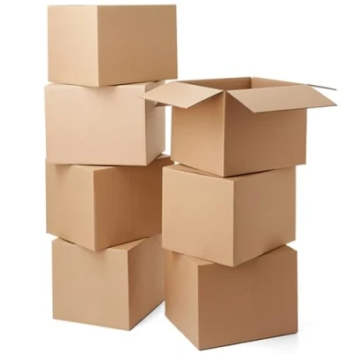 Image of 10 x Cardboard Boxes 457 305 254mm Medium Single Wall 18x12x10&quot; Shipping Mailing Postal A3