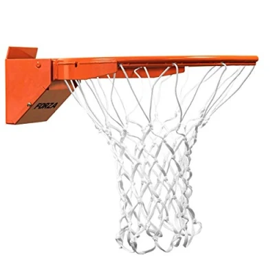 Image of FORZA Basketball Heavy Duty Flex Hoop Indoor &amp; Outdoor Rim Ring and Net with Standard Wall Mount