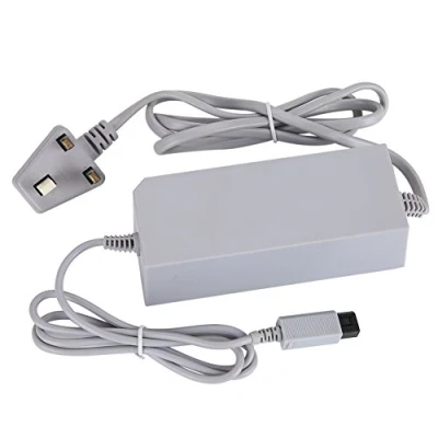 Image of VBESTLIFE, Power Adapter, New AC Supply Adapter Cable Cord for Nintendo Wii Game / 110 240V Small Size/Light/Gray (gray)
