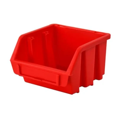 Image of Interlocking Storage Bin Size1 Red 116 x 112 75mm