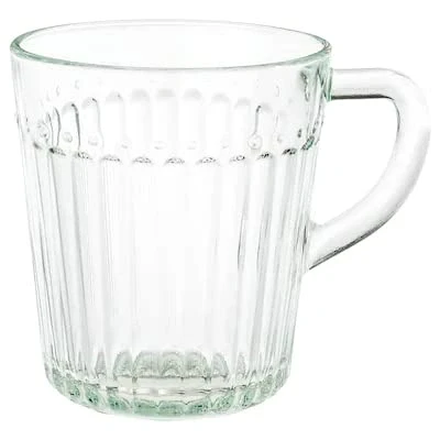 Image of Mug, Clear glass25 cl x4