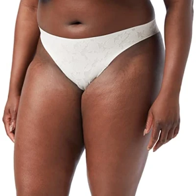 Image of sloggi Women&#039;s Zero Lace 2.0 Brazil Underwear, Fresh Powder, S