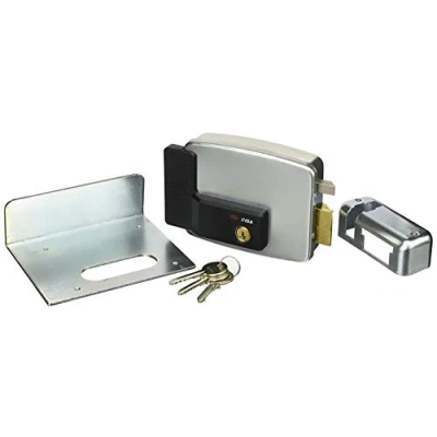 Image of CISA Electric Lock, 12 V, Galvanised, Silver, 11721702, voltsV