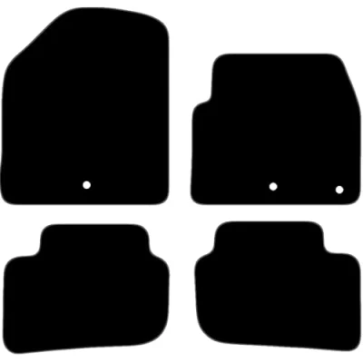 Image of Carsio Carpet Car Mats For Hyundai Ioniq EV 2020+ Onwards Tailored Fit Floor Mat Set Complete Accessory Black Custom Fitted All Weather, Anti Slip Backing &amp; Grey Trim