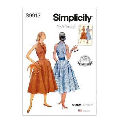 Image of SIMPLICITY Sewing Pattern SS9913U5 Misses&#039; Dress U5 (16 18 20 22 24)