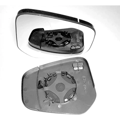 Image of Door Wing Mirror Glass Fits to Ford Transit Courier Reg 2014 2022 Heated Base Plate LEFT &amp; RIGHT HandSide OEM Quality Side View Van Repalcement (Right)