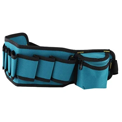 Image of Akozon Professional Electricians Tool Storage Holder Waist Bag Convenient Organizer w/Adjustabe Belt