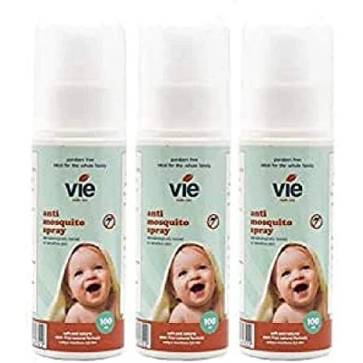 Image of VIE Anti Mosquito Spray On, 3 Bottles x 100ml