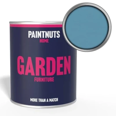 Image of PaintNuts Garden Furniture Paint RAL 5024 PASTEL BLUE Matt 500ml Tin