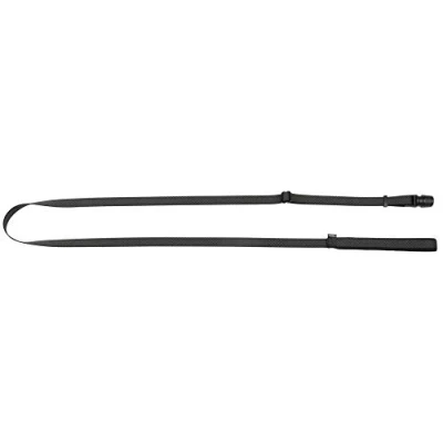 Image of GOLEYGO dog leash Flat, black, size M 1.4 2m, secure magnetic lock, incl. Adapter pin, for small and large dogs up to 60kg, maximum load 200kg