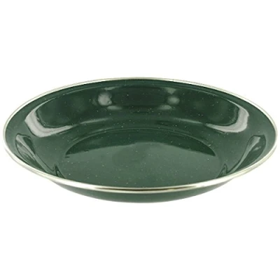 Image of Highlander Deluxe Enamel Plate Forest Green