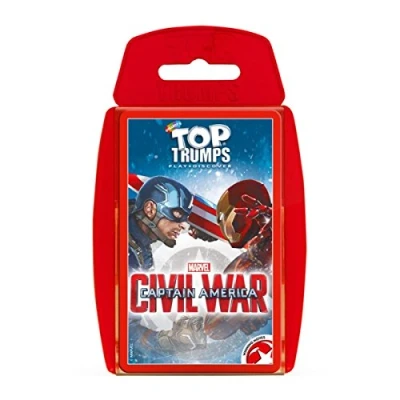 Image of Captain America: Civil War Top Trumps Card Game