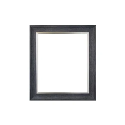 Image of FRAMES BY POST Scandi Vintage Charcoal Grey Picture Photo Frame A1 (Plastic Glass)