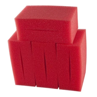 Image of LTWHOME Replacment Red Medium Foam Filter Sponge Fit Oase Biotec Screenmatic 18/36 (Pack of 4)