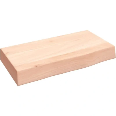 Image of vidaXL Wall Shelf 40x20x6 cm Untreated Solid Wood Oak