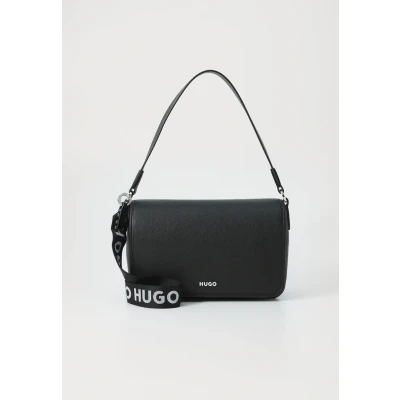 Image of HUGO BAG FLAP Handbag, Women&#039;s, Size: One Size, Black