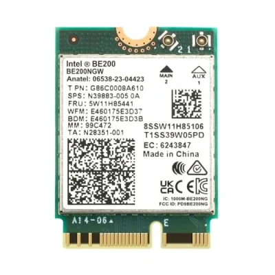 Image of New Wi Fi 7 Bluetooth 5.4 Intel BE200 Wifi Card BE200NGW 2.4/5/ 6 GHz 5.8 Gbps For Windows 11 PC Laptop