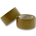 Image of 12 Rolls of Strong Buff Brown Packing Parcel Tape 48mm x 66M