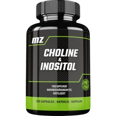 Image of Choline and Inositol 1200 mg per Serving 120 Capsules 2 Months Supply Diet Supplement by MZ