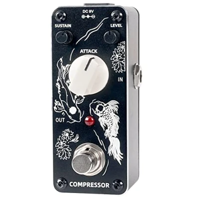 Image of Sondery Compressor Pedal, Compression Pedal for Guitar and Bass, True Bypass Mini Size Art Design Series
