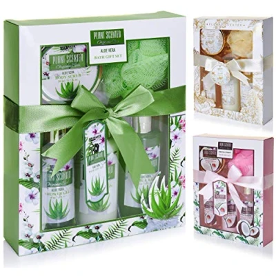 Image of BRUBAKER Cosmetics Bath and Shower Set Aloe Vera 5 Piece Gift