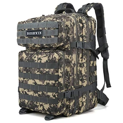 Image of Doshwin 40L Military Backpack Tactical Army Assault Pack Molle Camo Rucksack for Camping Trekking Travel Hiking (Forest)