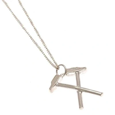 Image of West Ham United F.C. Sterling Silver Pendant &amp; Chain HM Official Merchandise