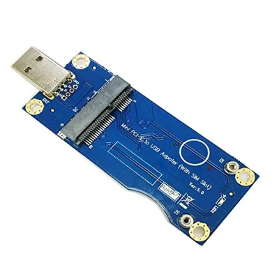 Image of Mini PCI E to USB Adapter With SIM card Slot for WWAN/LTE Module(industrial grade)