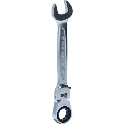 Image of KS Tools 503.4814 GEARplus flexible locking combination ratcheting spanner, 14mm