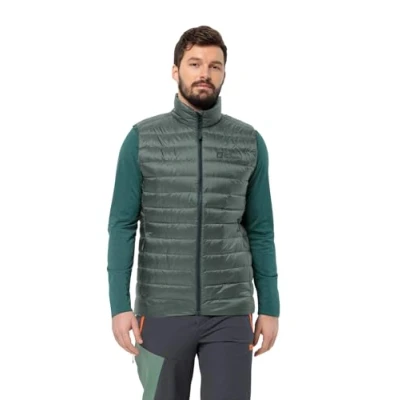 Image of Jack Wolfskin Men&#039;s Pilvi Down Vest M, Hedge Green, XL