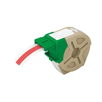 Image of Leitz 70150025 Icon Intelligent Continuous Plastic Label Cartridge, 12 mm (W) and 10 m (L) Red
