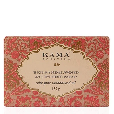 Image of Kama Ayurveda Red Sandalwood Ayurvedic Soap with Pure Oil, 125g