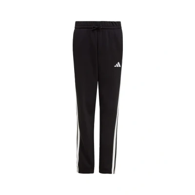 Image of adidas Unisex Kids Essentials 3 Stripes Pants, Black/White, 9 10 Years