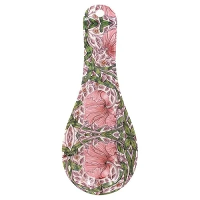 Image of The Leonardo Collection Pimpernel Spoon Rest for Kitchen &amp; Home Lovely Holder Accessories Designed by William Morris Heat Resistant All Types of Spoons