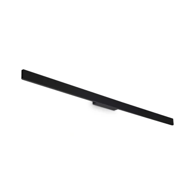 Image of Linea Outdoor Flush Wall Lamp Black 2600Lm 3000K IP54