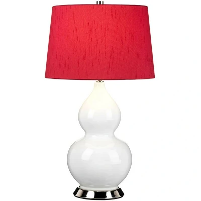 Image of Isla Batten, Polished Nickel, White, Red
