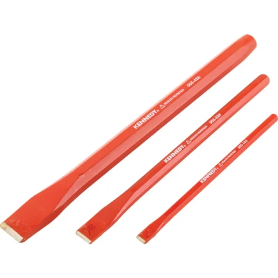 Image of Kennedy 6&quot; x 1/4&quot;, 8&quot; 1/2&quot;, 10&quot; 3/4&quot; Cold Chisel Set