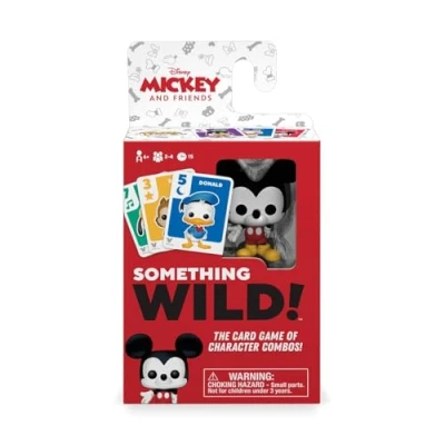 Image of Something Wild Family Card Mickey &amp; Friends Disney(Includes Collectable Mini POP!) Ideal For Children Ages 6 And Up Fun The Whole Funko Board Game 51893