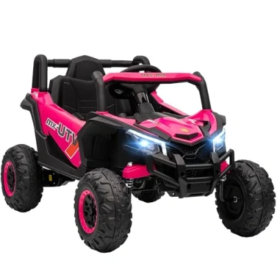 Image of AIYAPLAY Kids Electric Car with Remote Control for 3 5 Years, Pink