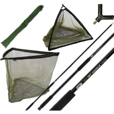 Image of 42&quot; NGT CARP FISHING SPECIMEN LANDING NET + 1.8M 6FT 1 PIECE HANDLE