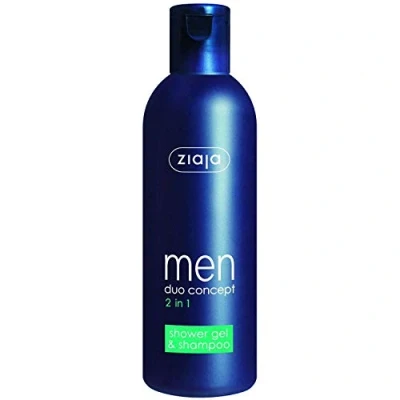 Image of Ziaja Men 2in1 Shower Gel and Shampoo for All Skin Types 300ml