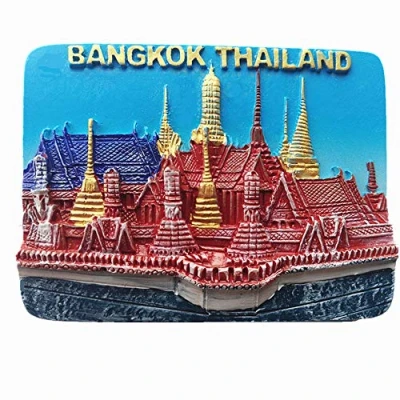 Image of 3D Bangkok Thailand Fridge Magnet, souvenir Sticker,Home &amp; Kitchen Decoration refrigerator magnet