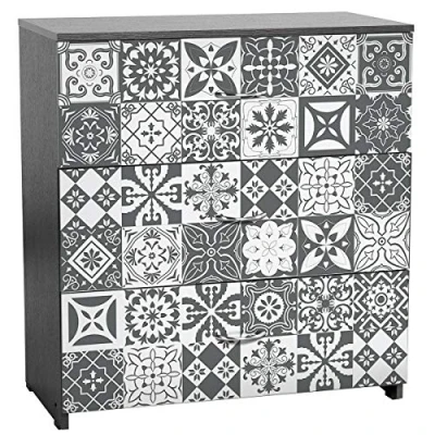 Image of Ambiance Sticker Self Adhesive Furniture and Tables Tile Stickers for Kitchen Living Room Decoration Pasqualine Pack of 24 10 x cm