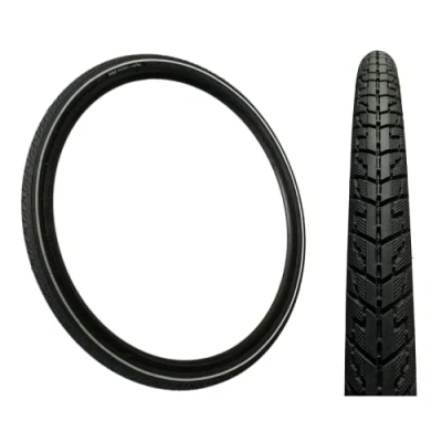 Image of Baldy&#039;s 700 x 35c Tyre with 5mm Antipuncture Protection for Cycle Road Hybrid Touring Electric Bike Bicycle 37 622