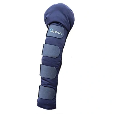 Image of Shires Arma Padded Horse Tail Guard in Navy one size