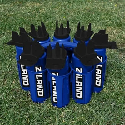 Image of Ziland Hybrid Water Bottle Set (8 x 1 Litre Bottles Carrier)(Blue/Black Blue Carrier)